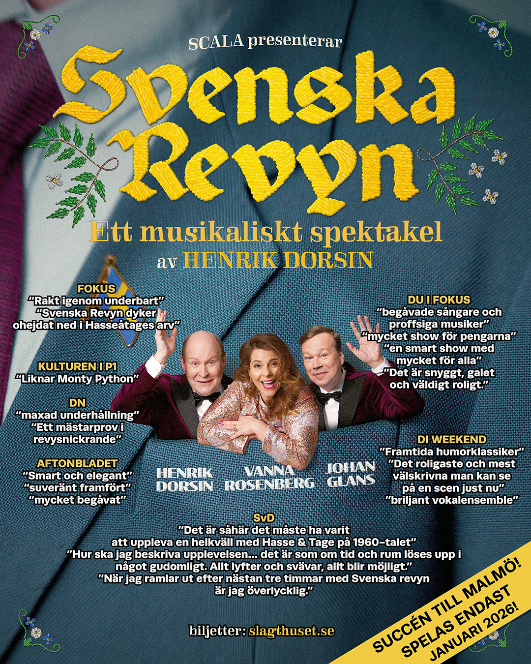 Slagthuset - Svenska Revyn kommer till Malmö! Henrik Dorsins senaste ...