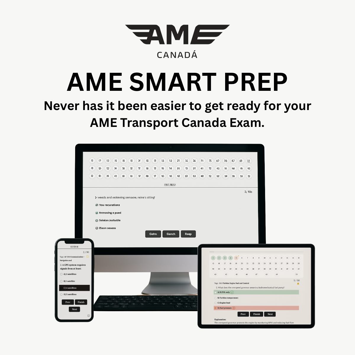 AME - Study smarter, not harder. With real-style practice questions ...