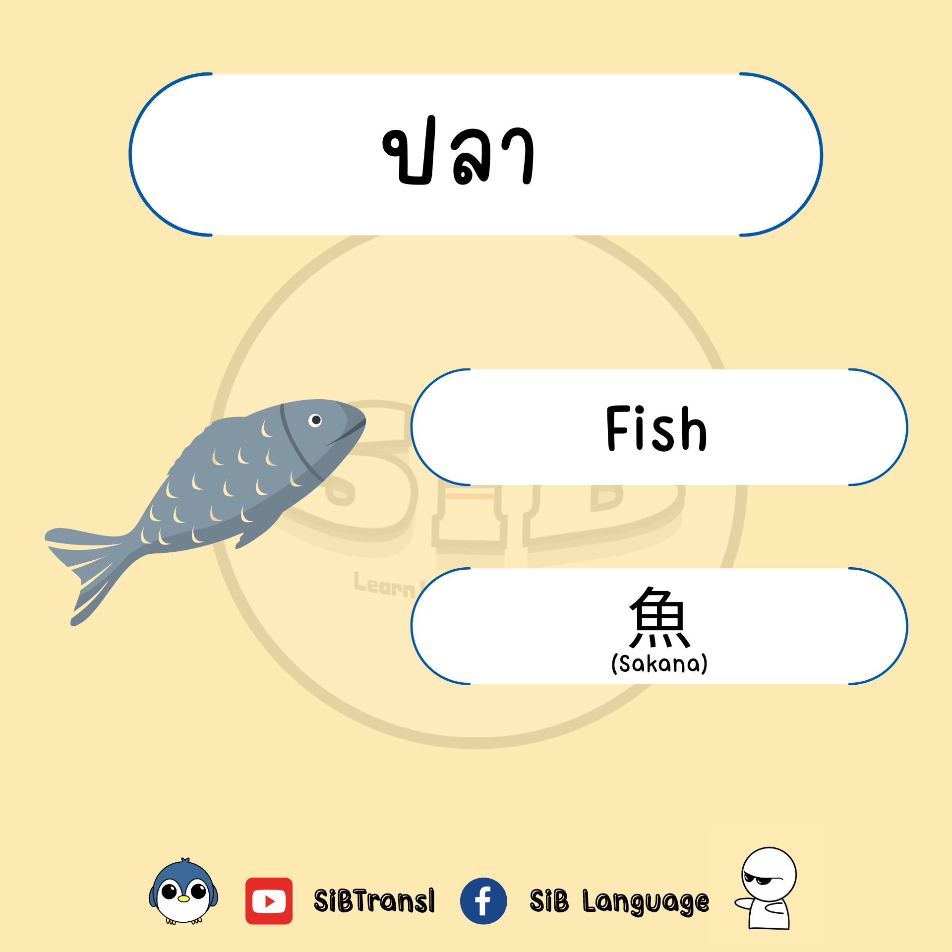 Sakanaページです。 魚 Reading: ▪️ さかな (sakana) Translation: ▪️ fish URL