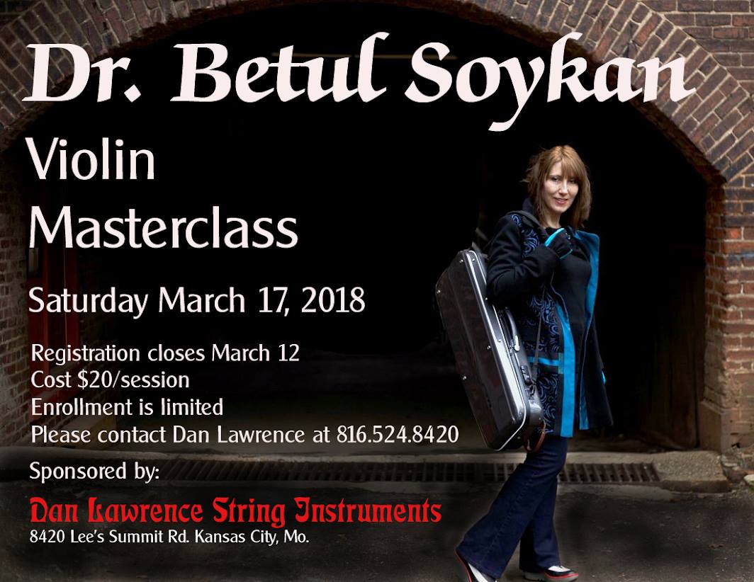 The masterclass event is... - Dan Lawrence String Instruments | Facebook