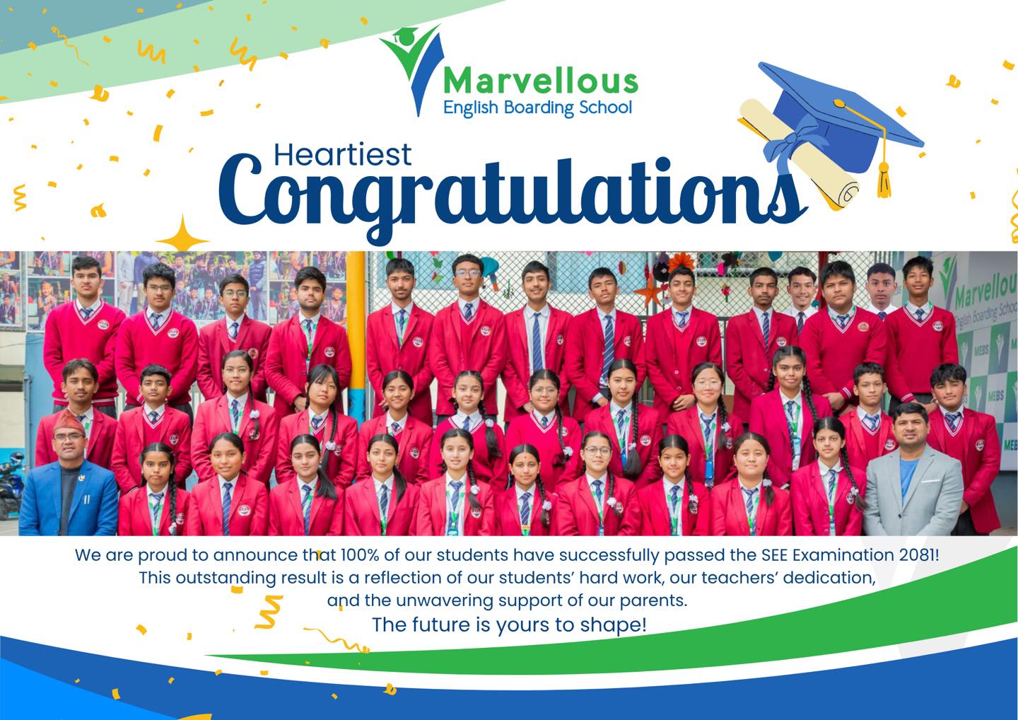 Marvellous - Heartiest Congratulations to Our SEE Graduates – Batch ...