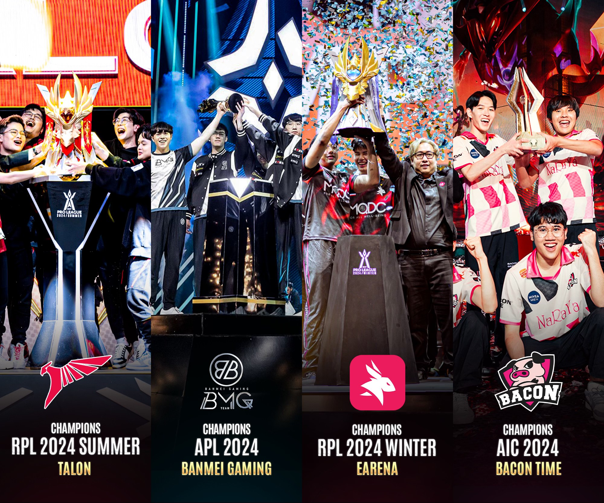 Garena - และนี่คือแชมป์ของการแข่งขัน RoV Pro League และการแข่งขัน RoV ...