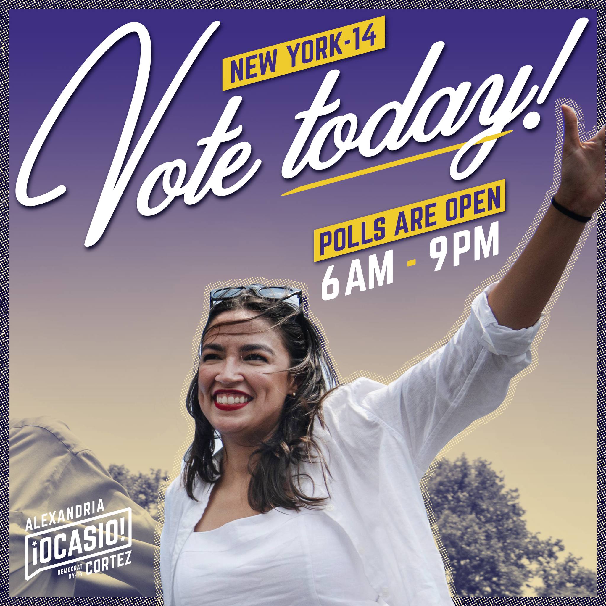 Alexandria - Let’s vote, NY-14! Today is Election Day for the ...