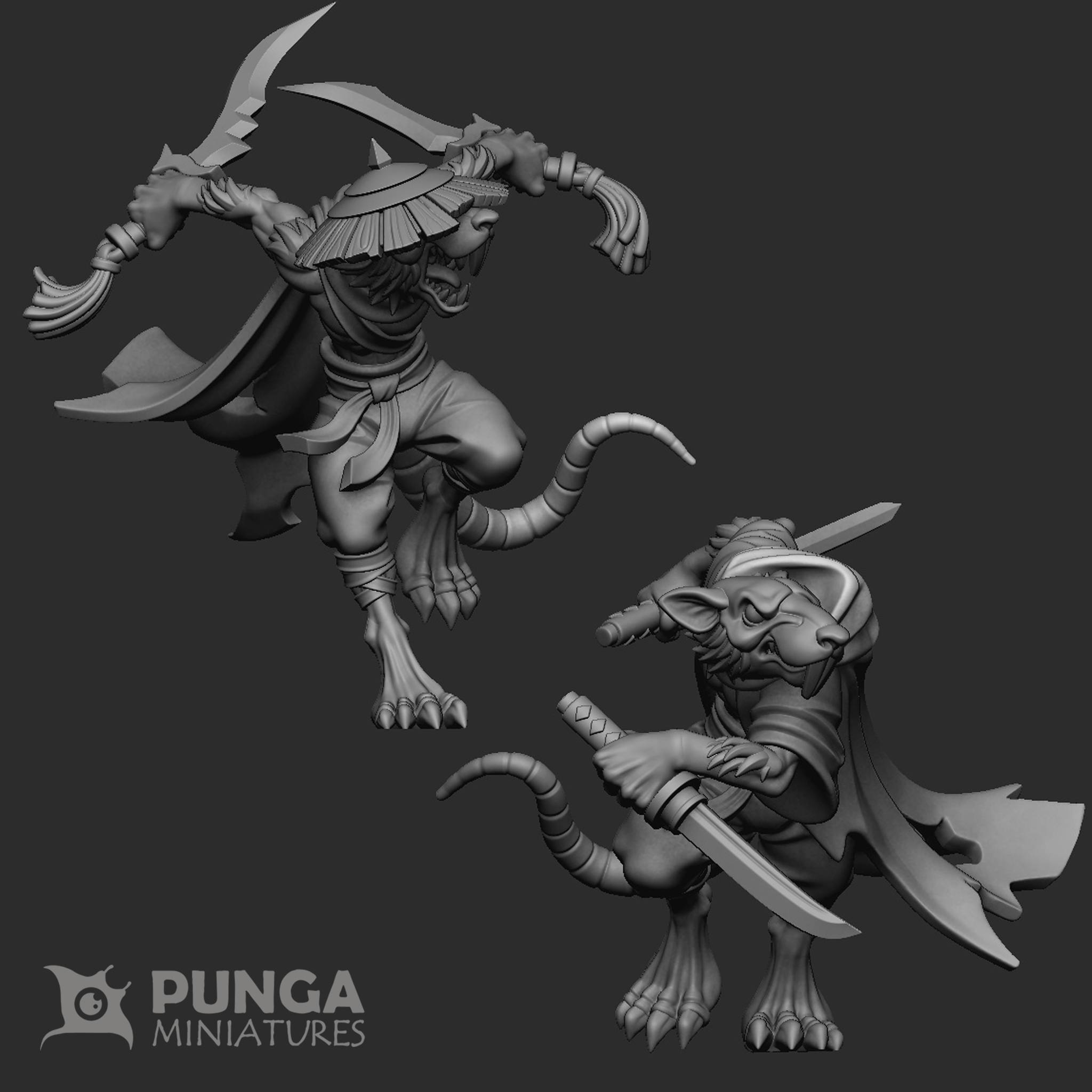New Punga Ratmen Warriors preview🔥... - Punga Miniatures