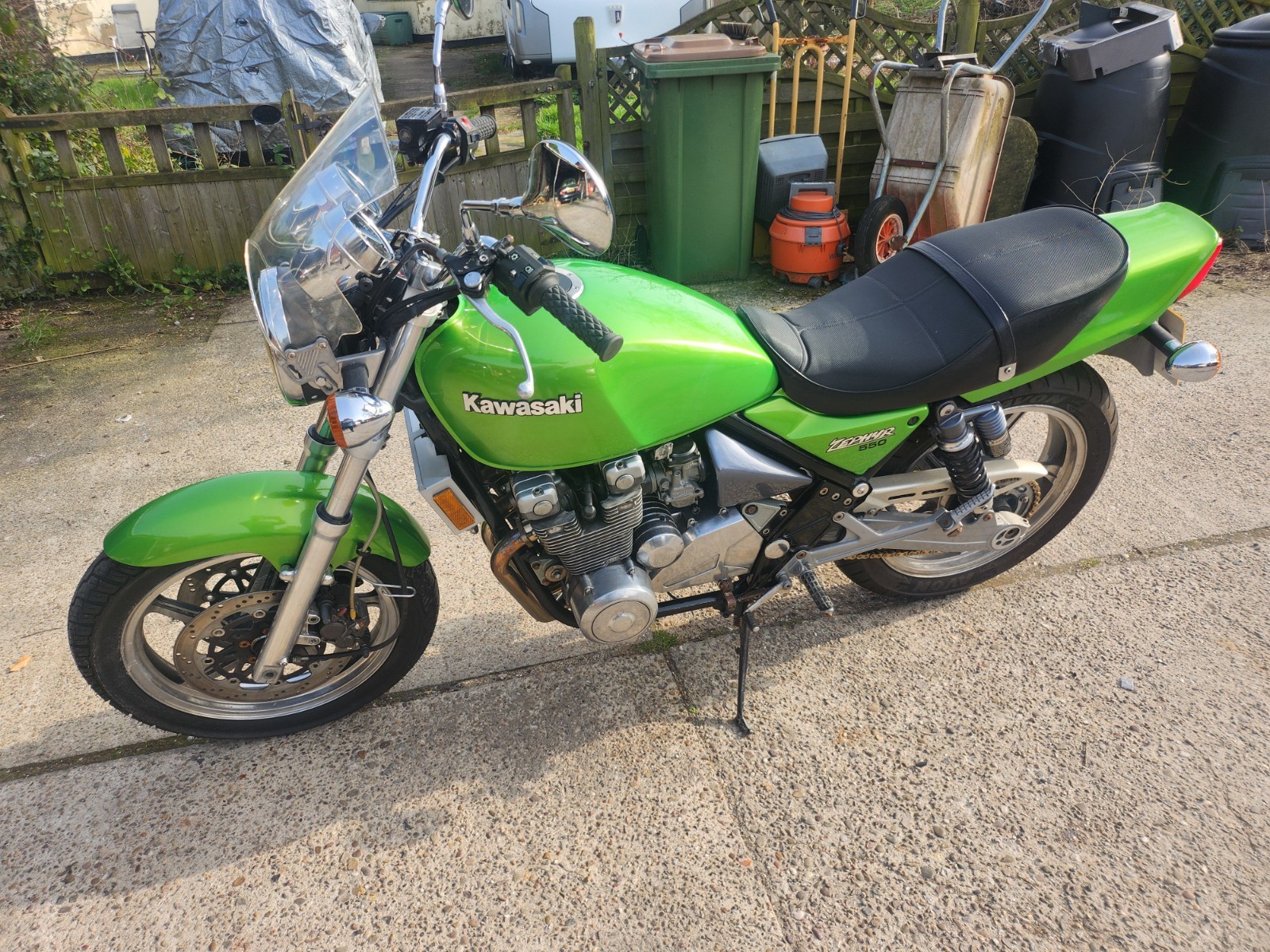 Check out this 1991 Kawasaki Zephyr 550 in superb condition