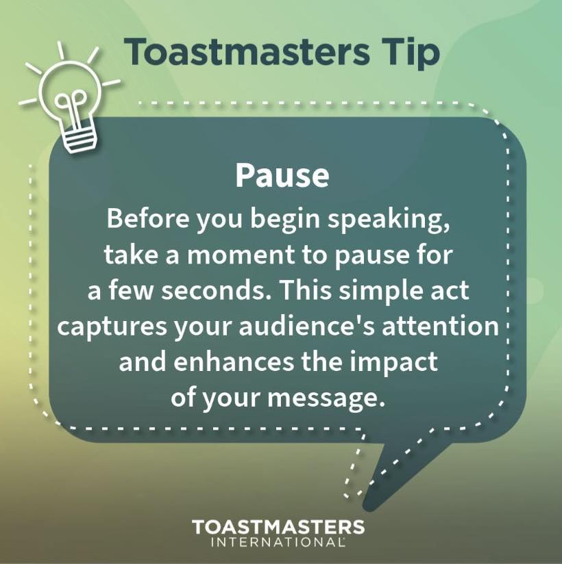 Upper - 🎤The Power of the Pause in Public Speaking 🎤 Pausing is one of ...