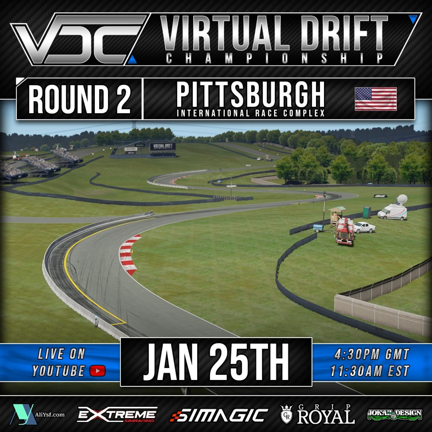 Virtual - VDC Season 9 | Round 2 | Pittsburgh Layout A New Track - New ...