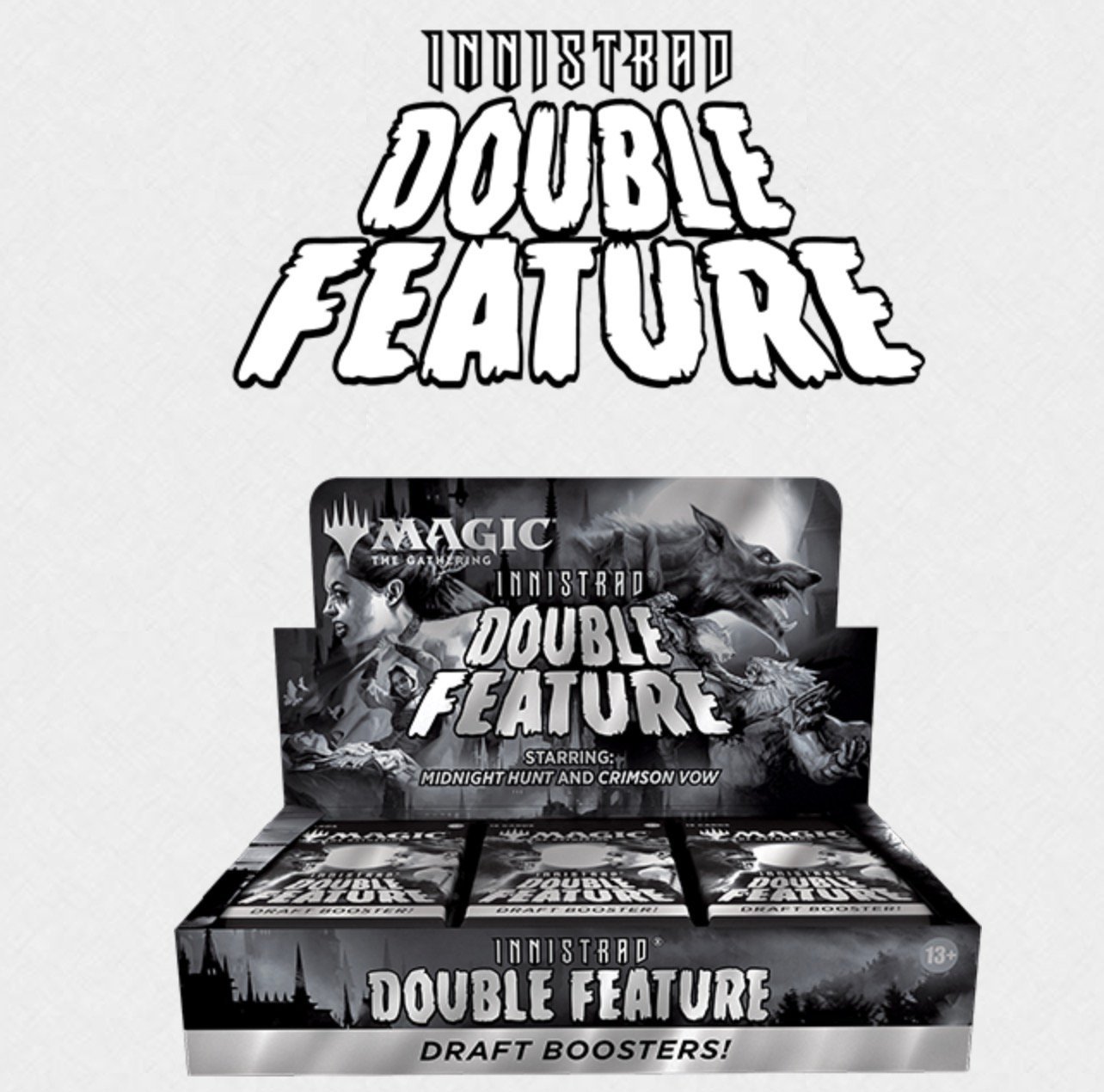 innistrad double feature draft booster box MTG Pack : Innistrad: (DBL)  Twenty Sided contrast treatment Magic the Gathering: Innistrad Double