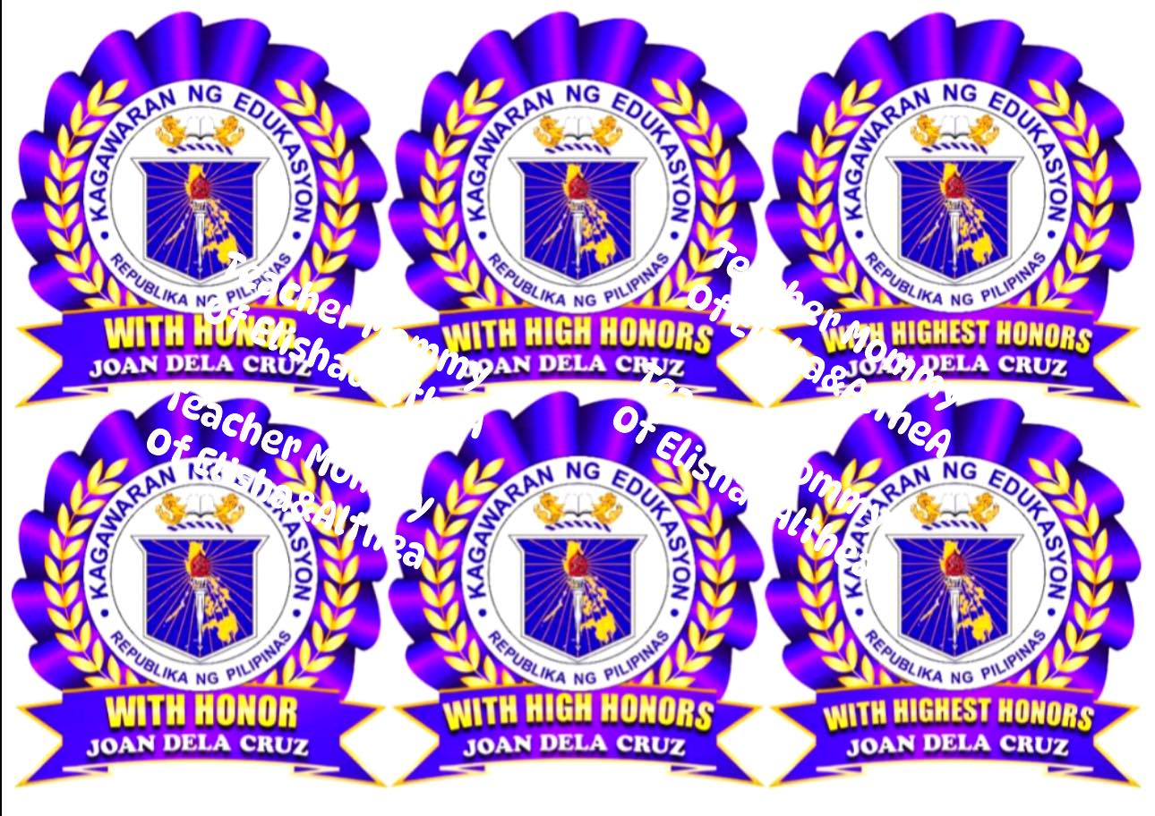 Deped Matatag Grade 2 Complete Files | EDITABLE RIBBONS FOR HONORS ...