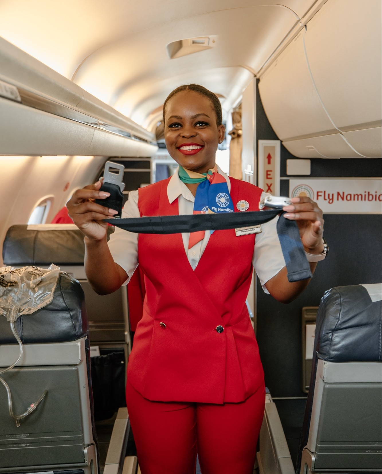 FlyNamibia - Our cabin crew embody Namibian warmth and professionalism ...