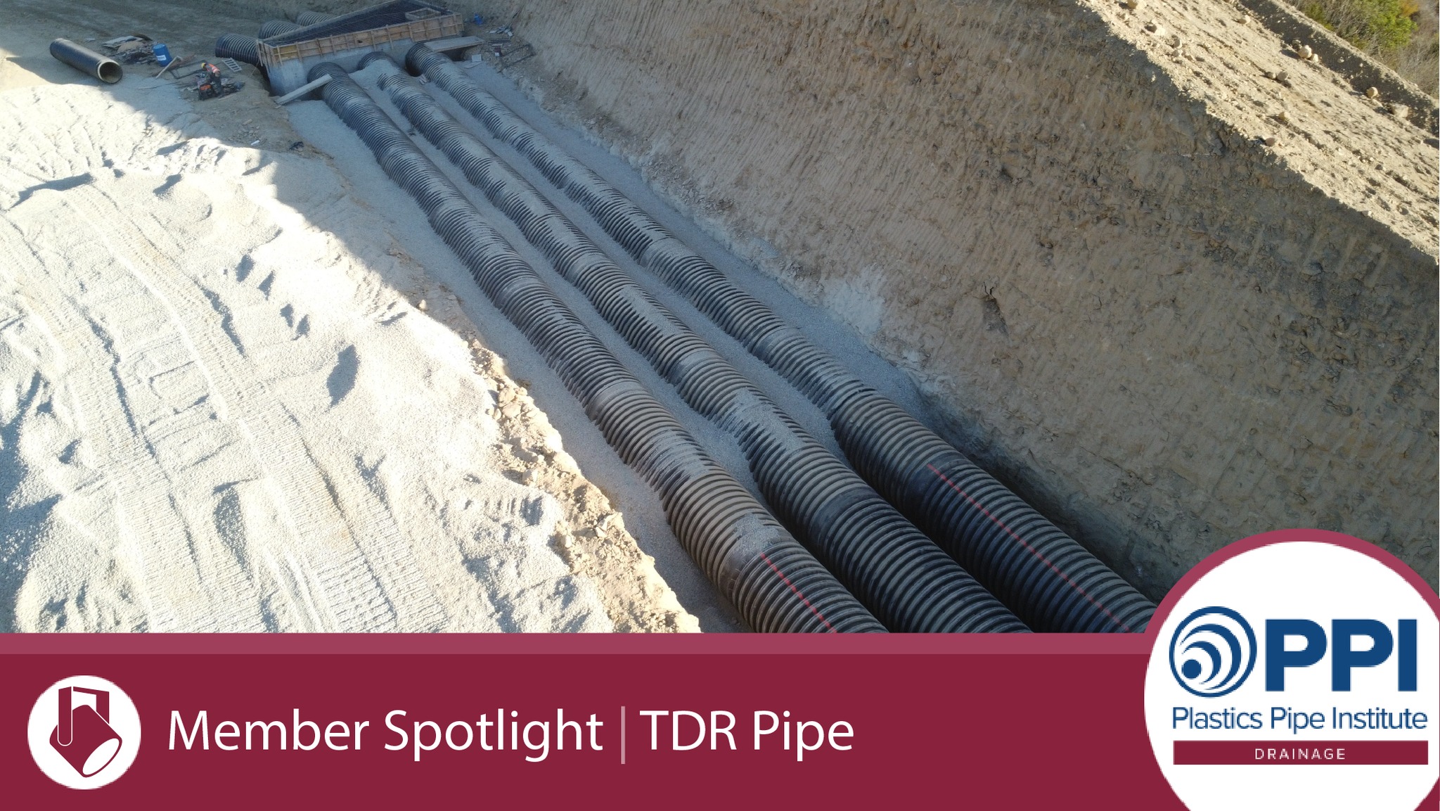 Plastics - Check out this impressive project from TDR Pipe Corrugated ...