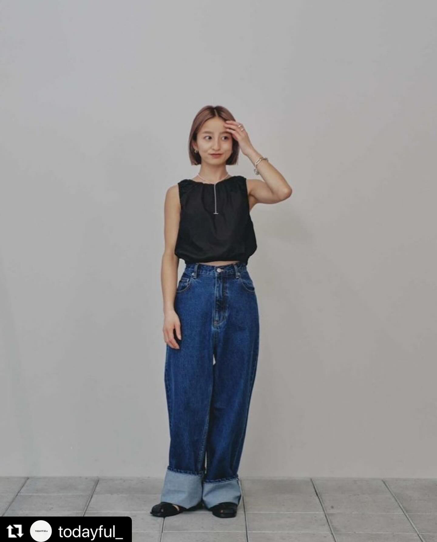 TODAYFUL／NEWSTOCK @ittoque #tops Washer Balloon Tanktop ほどよく