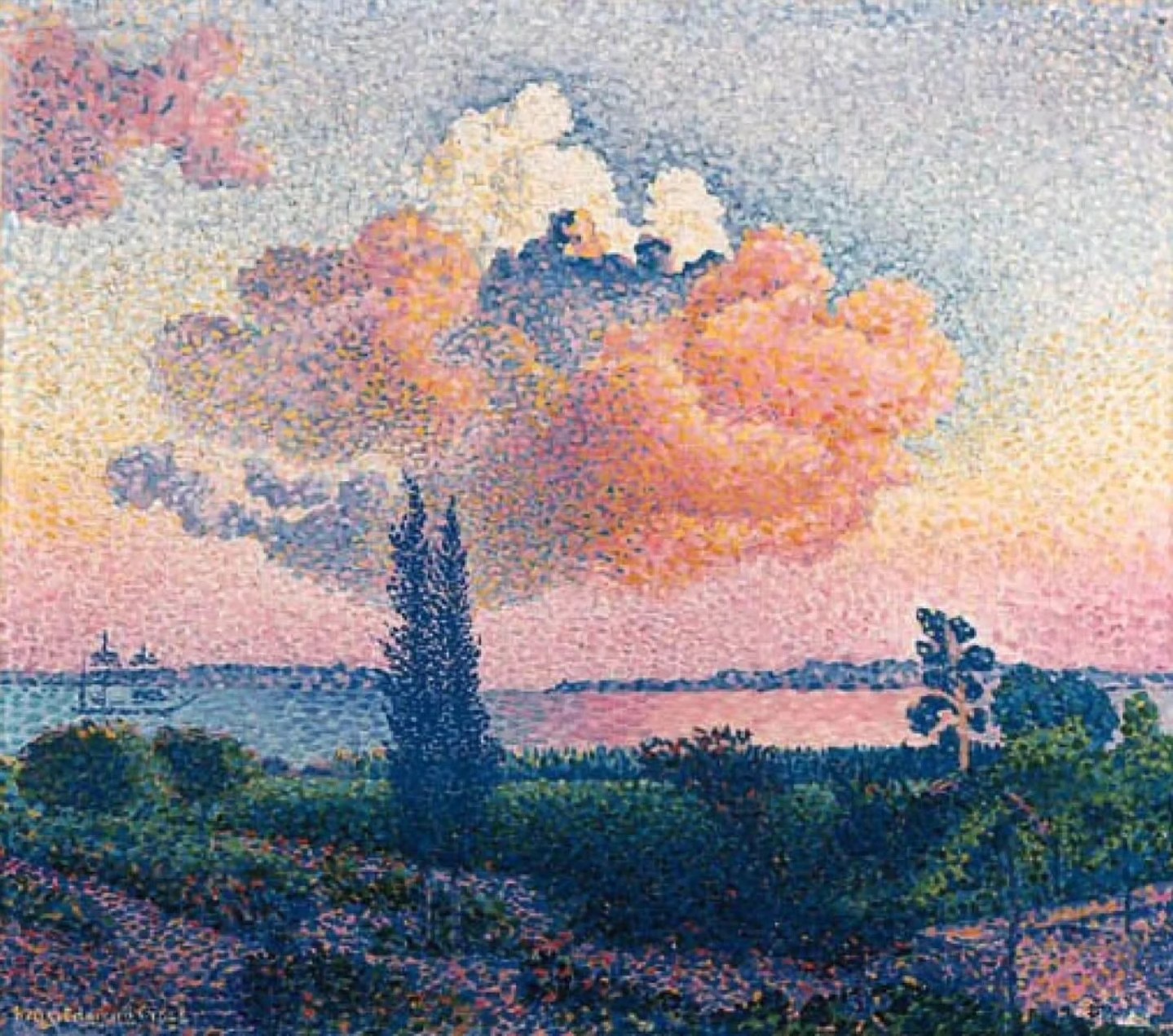 Henri-Edmond Cross Antibes, Morning, 1892-1895 #henriedmondcross