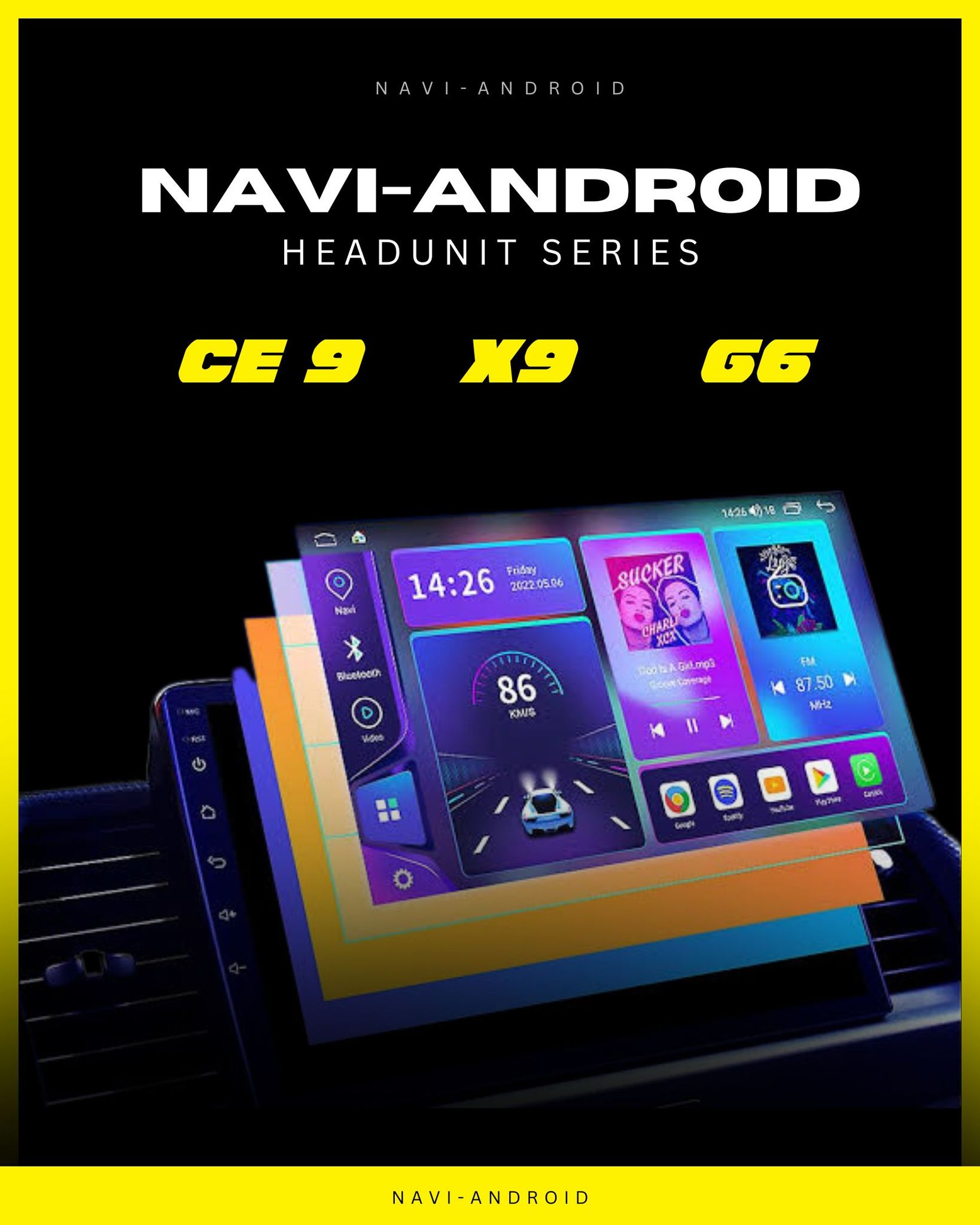 Ready to upgrade your drive? Check out these NAVI-ANDROID Headunit