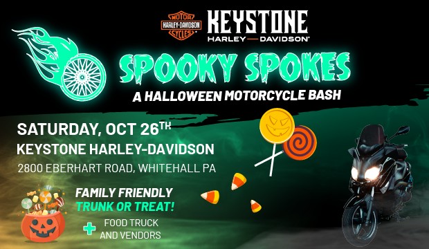 Spooky Spokes Trunk or Treat at Keystone Harley-Davidson
