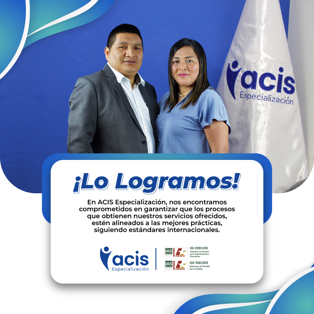 ACIS - ¡𝗟𝗼 𝗹𝗼𝗴𝗿𝗮𝗺𝗼𝘀 𝗷𝘂𝗻𝘁𝗼𝘀!🌟 En ACIS Especialización superamos con ...