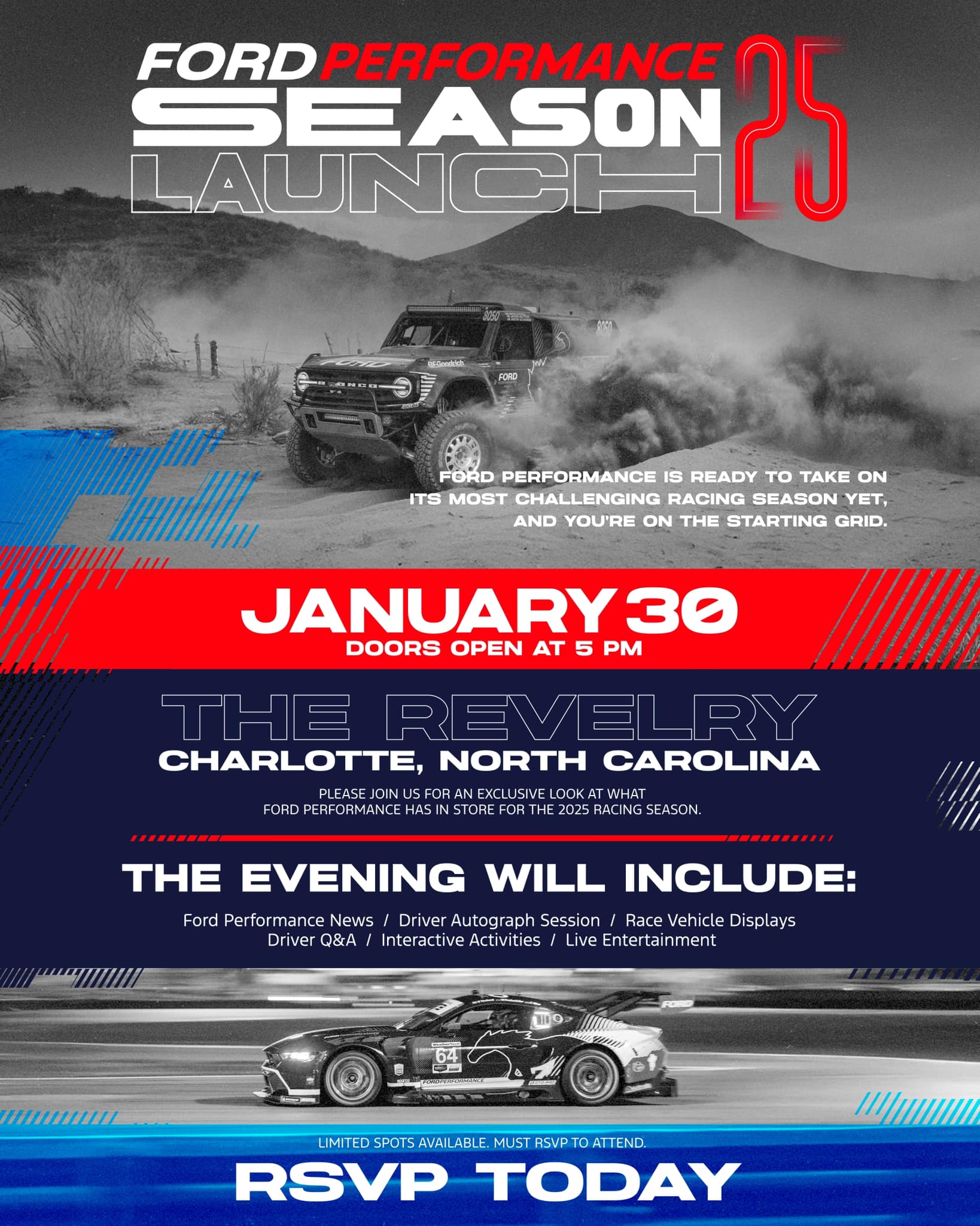 Ford Racing - Kick off the 2025 racing season in style at... | Facebook