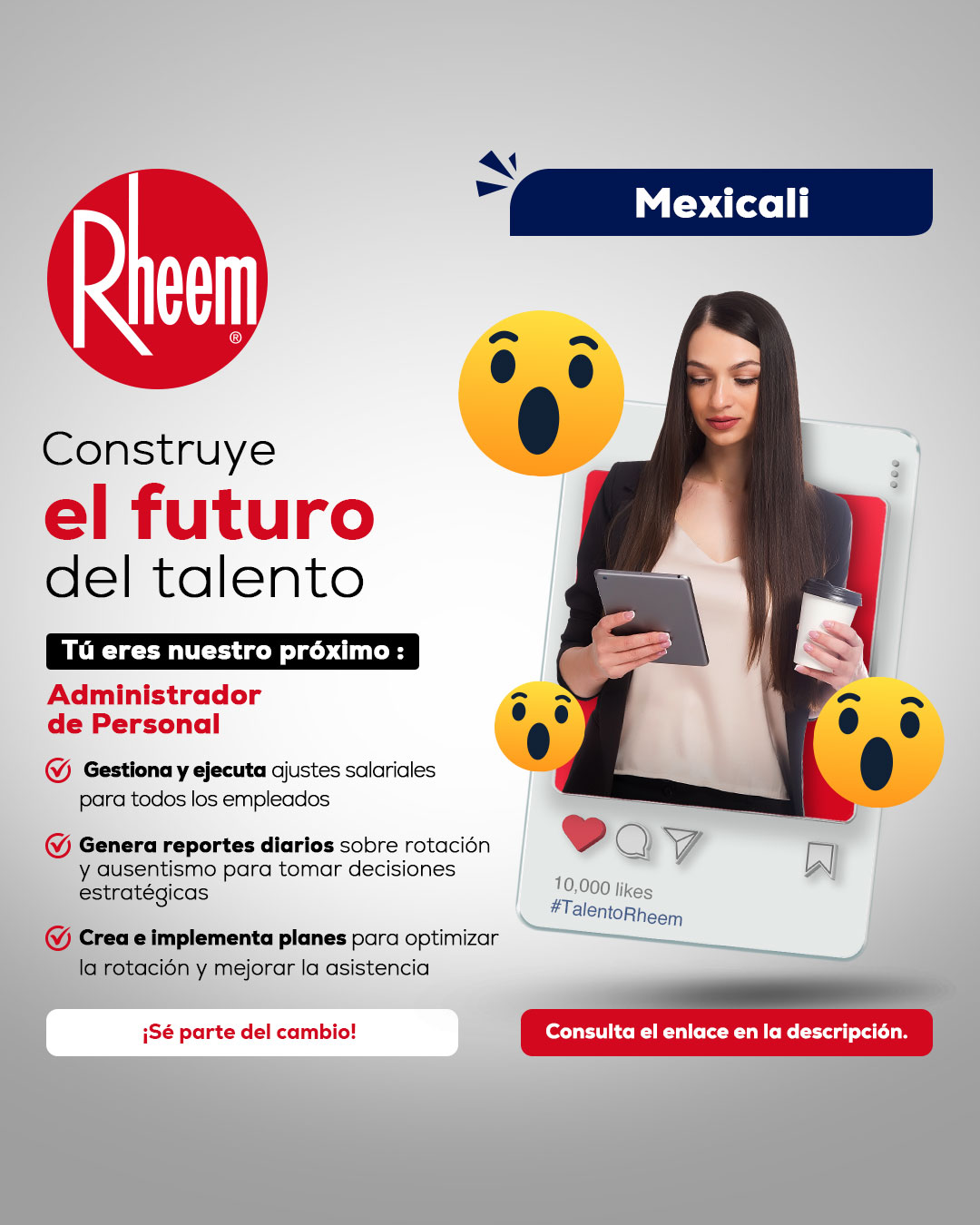 Rheem - Únete como Administrador de Personal y fortalece la cultura ...