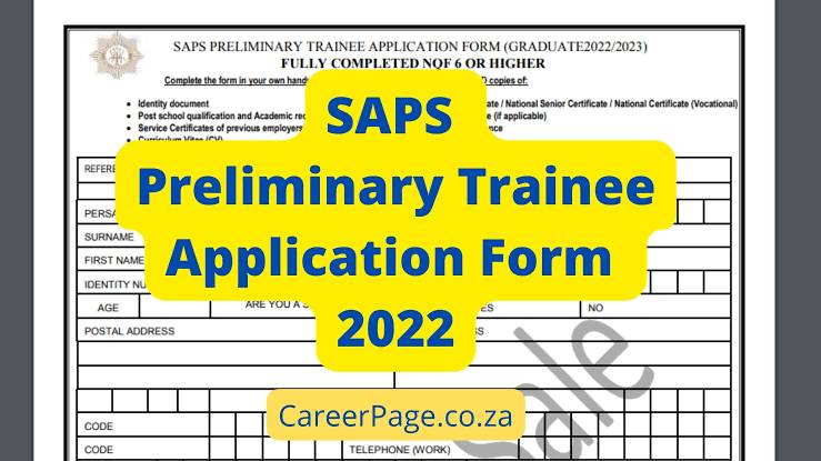 SAPS Intake 2022/2023