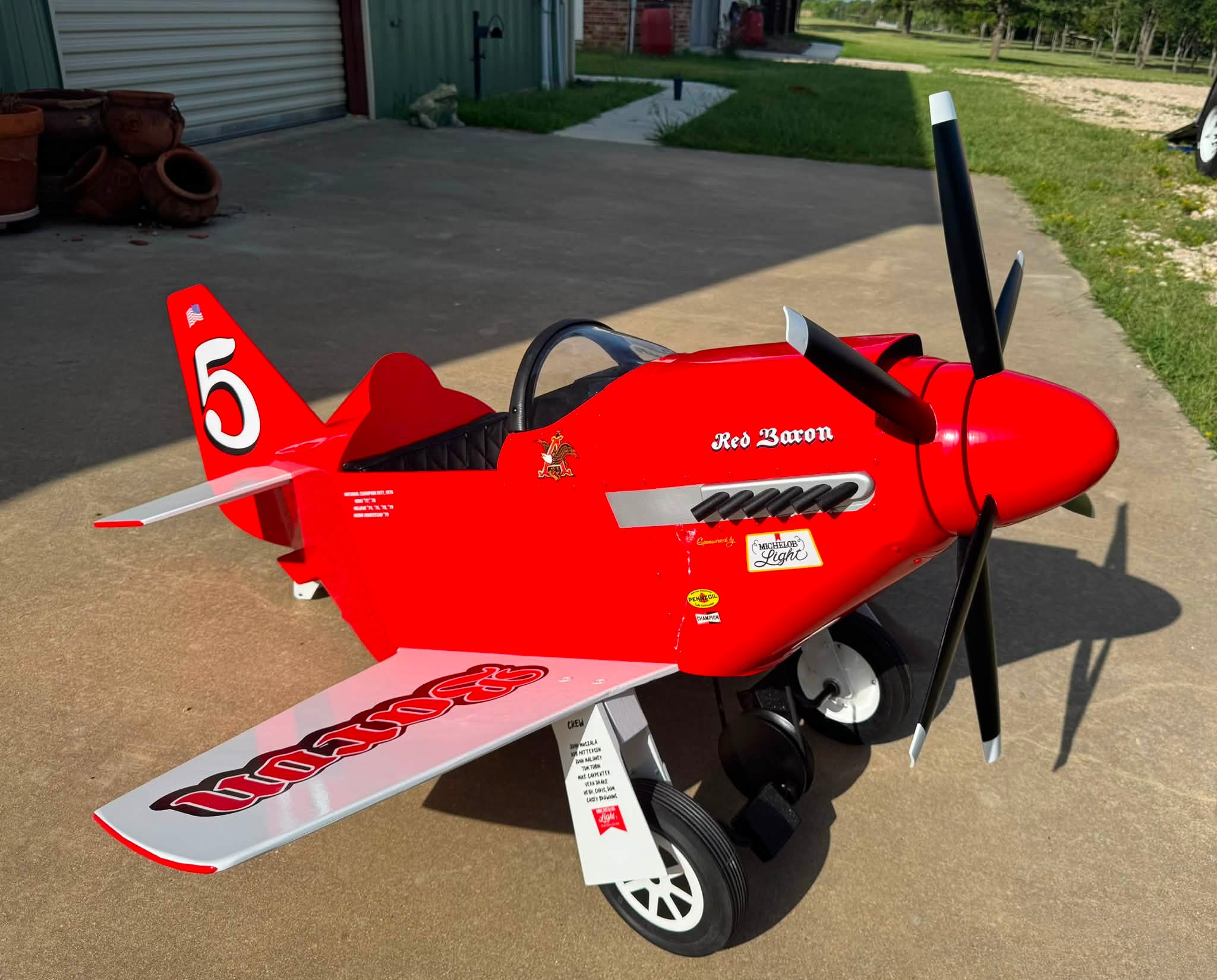Griffon-powered RB-51 Red Baron speed record attempt details
