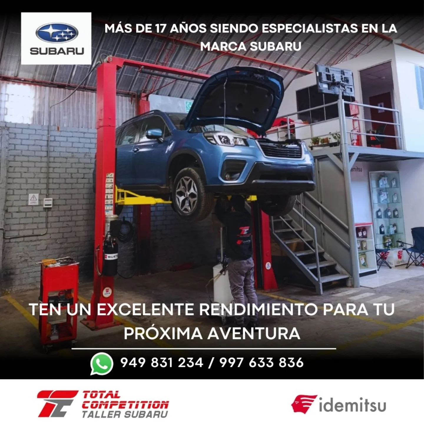 Total - TC TALLER ESPECIALIZADO SUBARU🚗 Recuerda que es importante ...