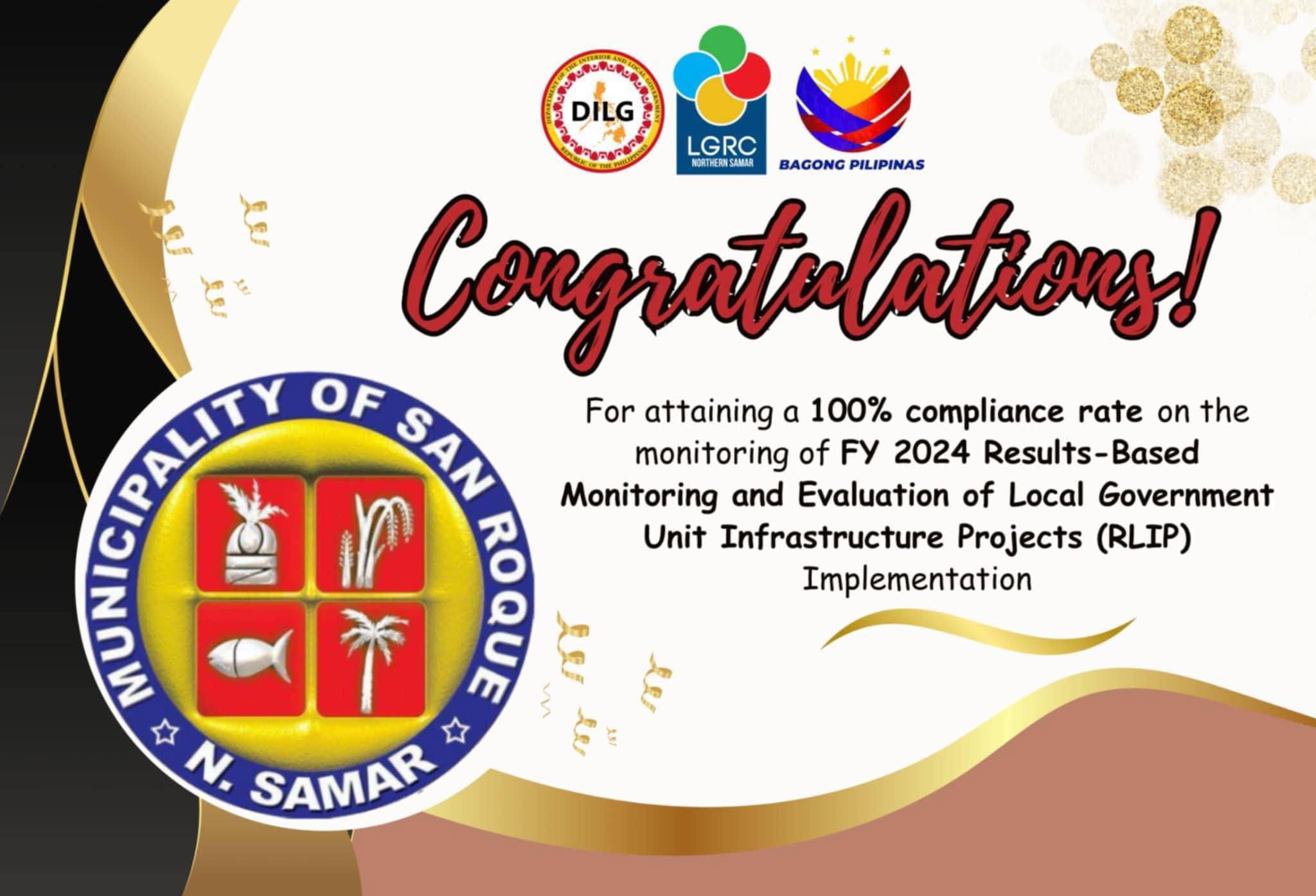 Northern - Congratulations San Roque, Northern Samar for attaining 100% ...