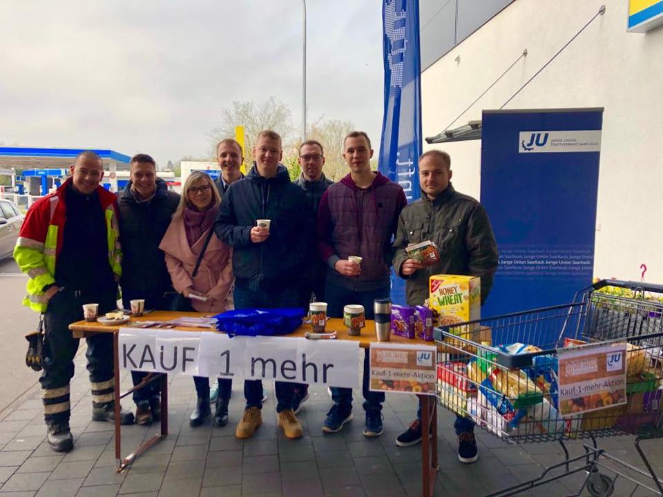 Heute Fand Unsere Kauf Eins Mehr Aktion Junge Union