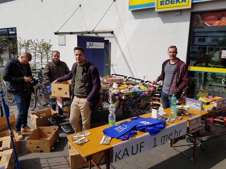 Heute Fand Unsere Kauf Eins Mehr Aktion Junge Union