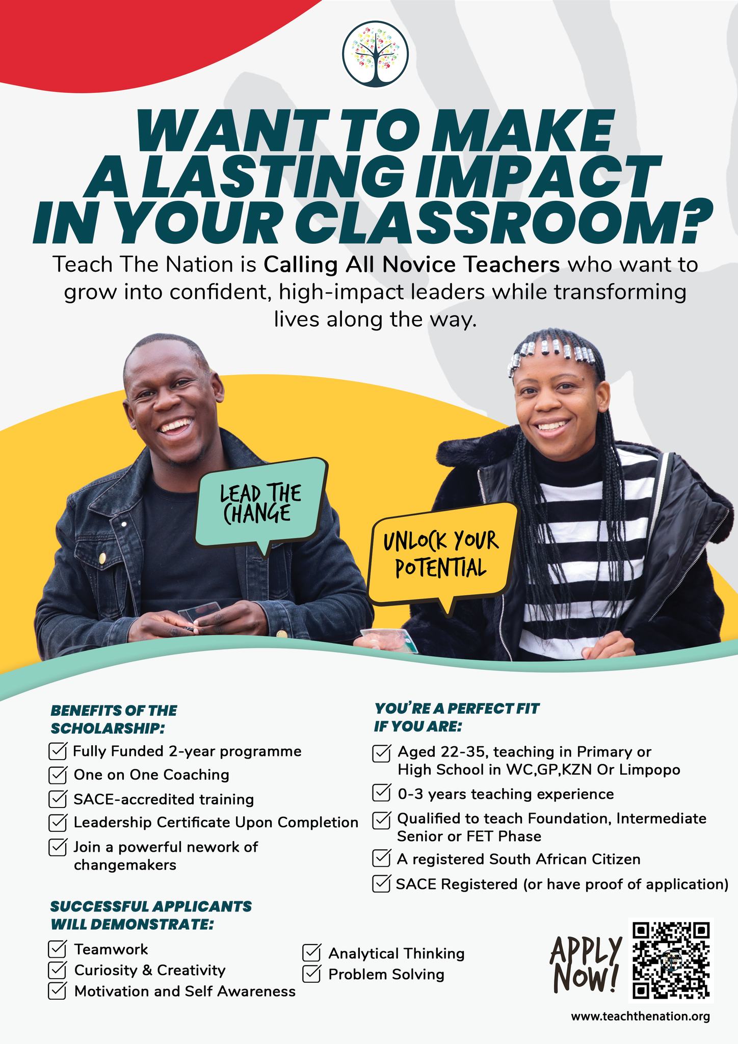 Teach - 🚀 Applications for the 2026 Teach The Nation Scholarship are ...