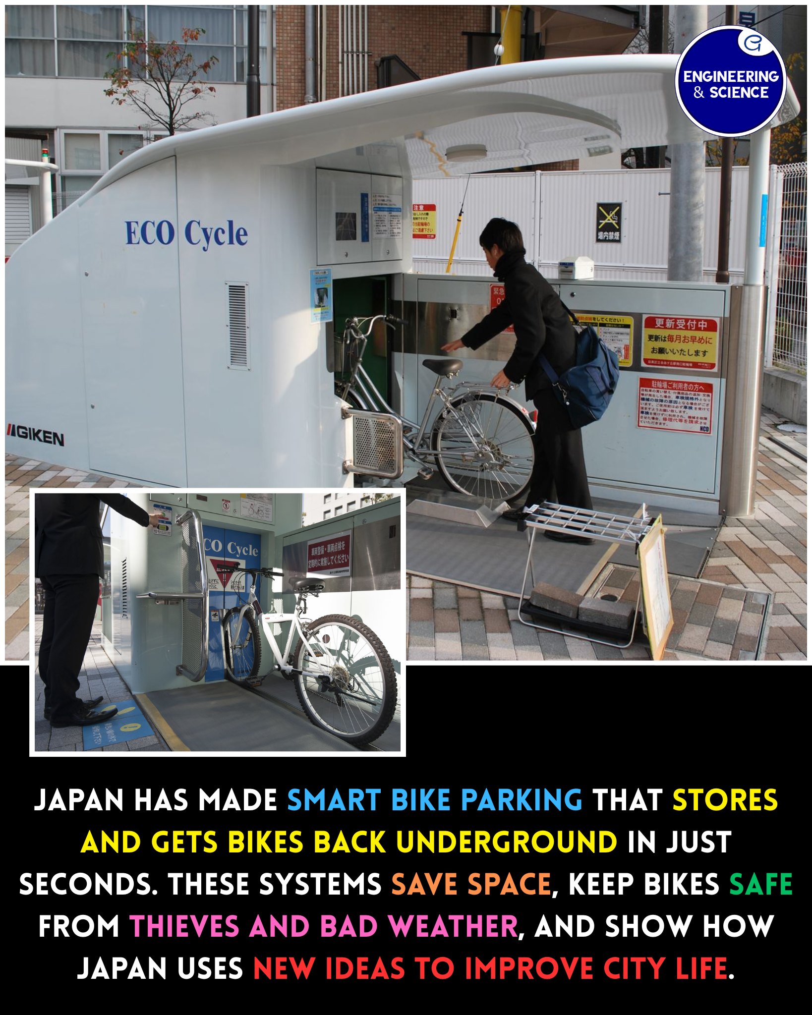 Japan has developed highly advanced, fully automated underground 