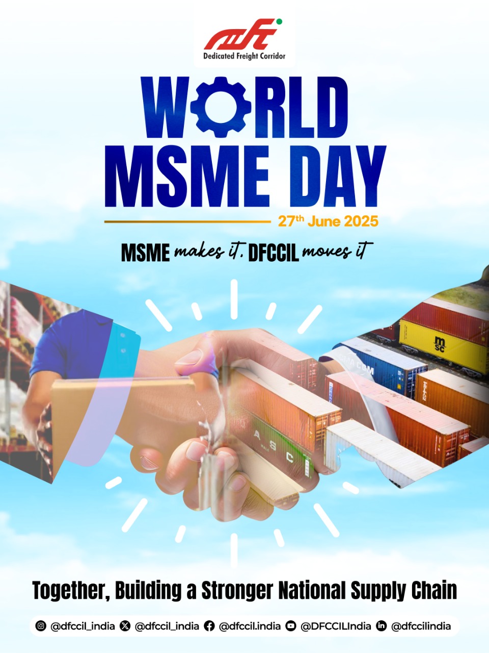 DFCCIL - World MSME Day 2025 On the occasion of World MSME Day 2025 ...