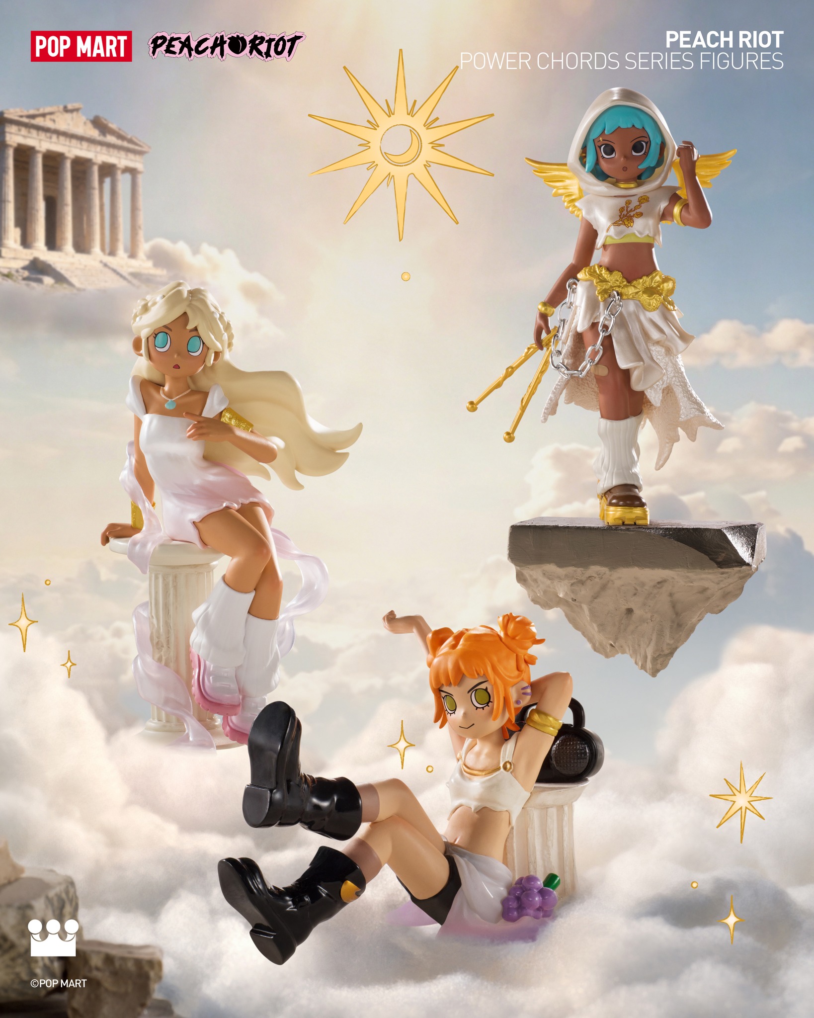 PEACH RIOT POWER CHORDS SERIES FIGURES POV: Your shelf just became