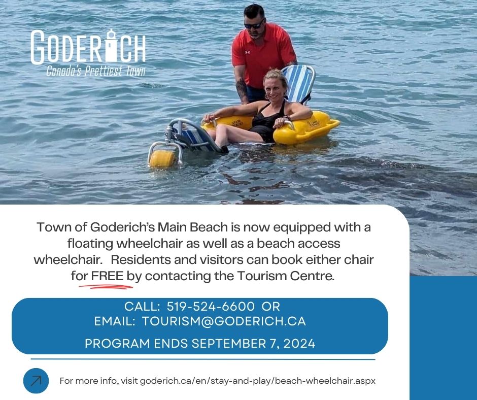 The Town of Goderich's Main Beach is... - Town of Goderich