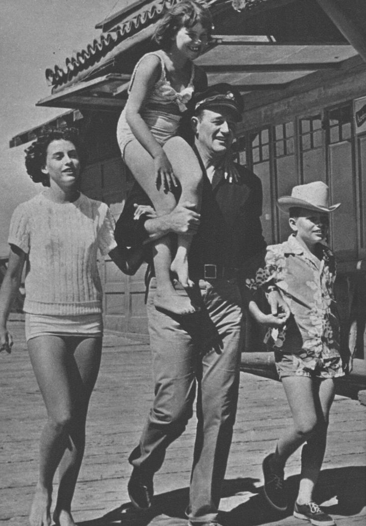 The True - John Wayne had a total of 7 children who frequently visited ...