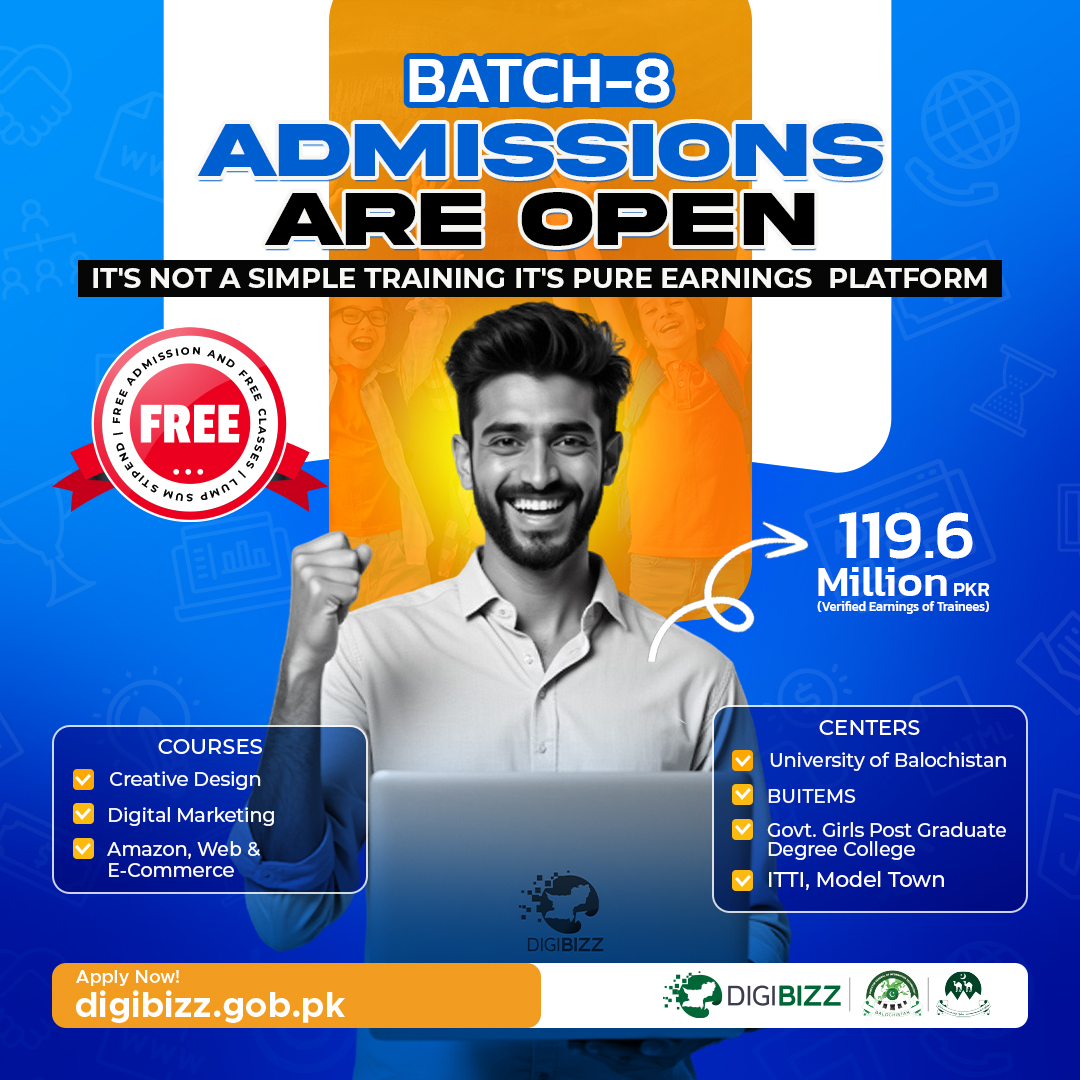 DigiBizz - 👉 Click to Apply Now: https://lms.digibizz.gob.pk ...