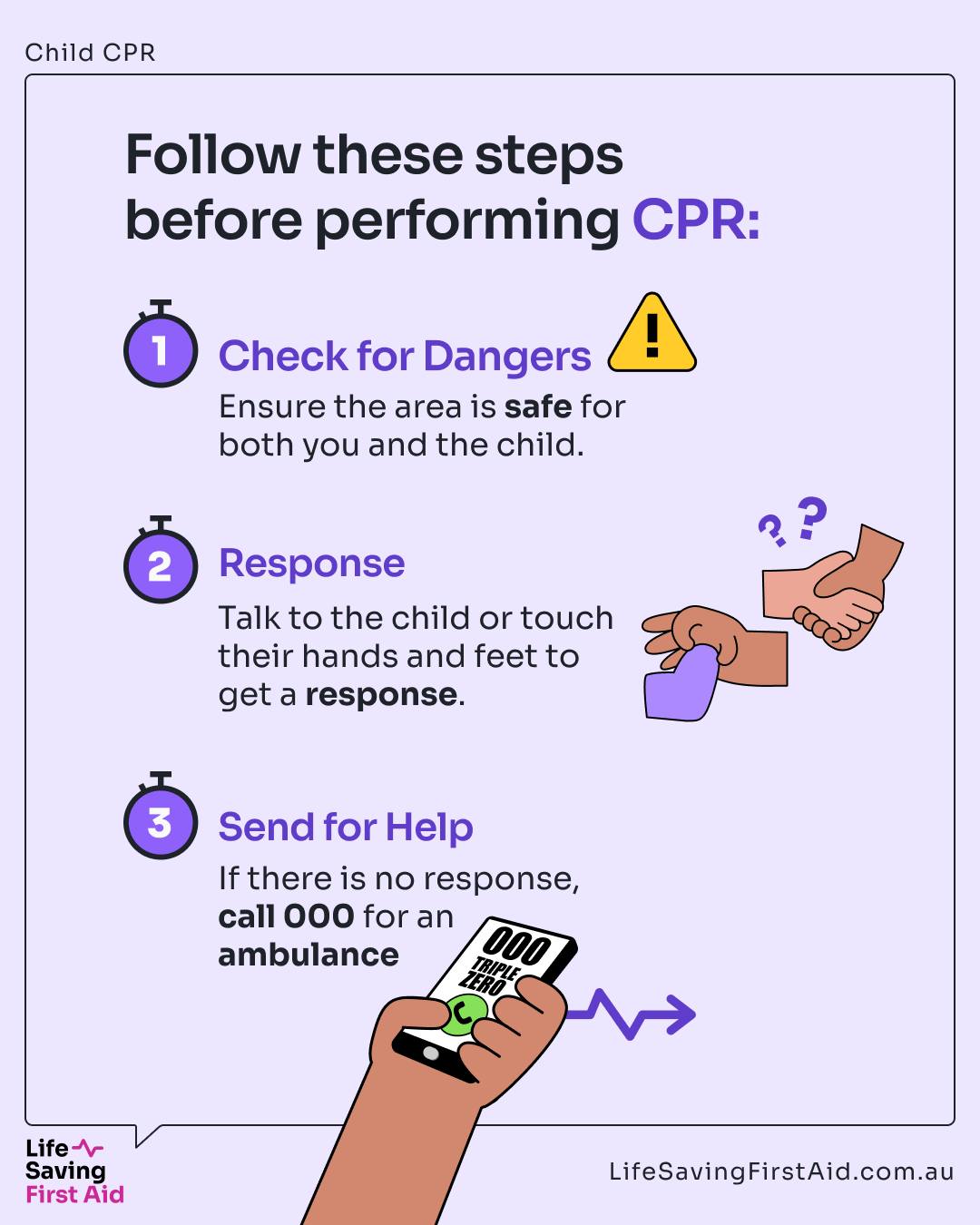 ⚠️👩‍👦 Knowing how to perform Child... - Life Saving First Aid