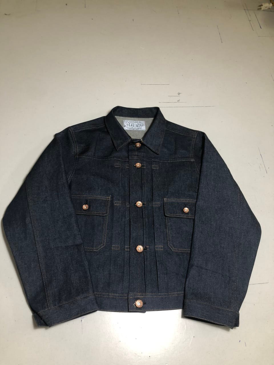 Style J13 , Shawl Collar Denim Jacket . #blueblanketjeans