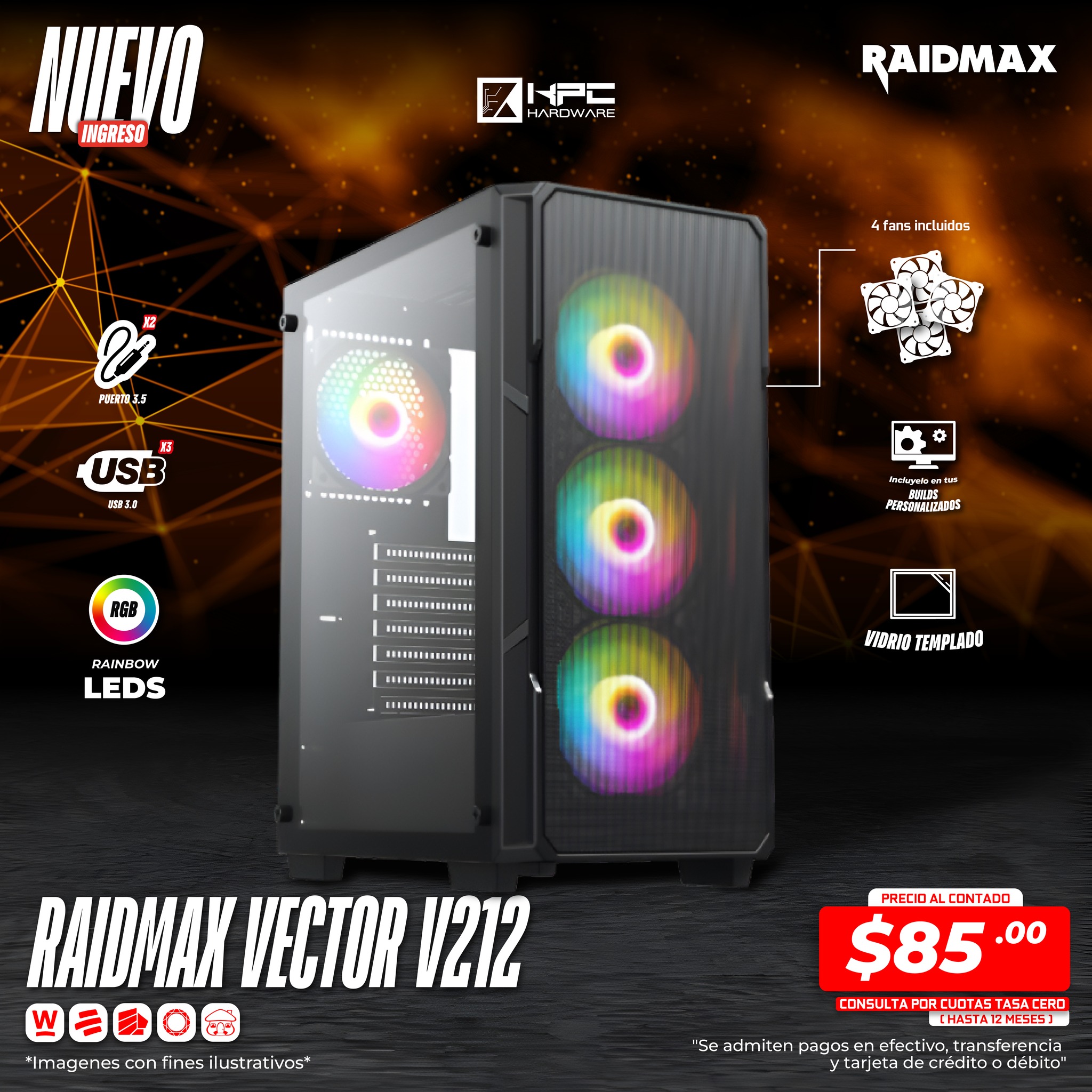 KPC hardware - 🌟 Transforma tu setup con los mejores cases... | Facebook