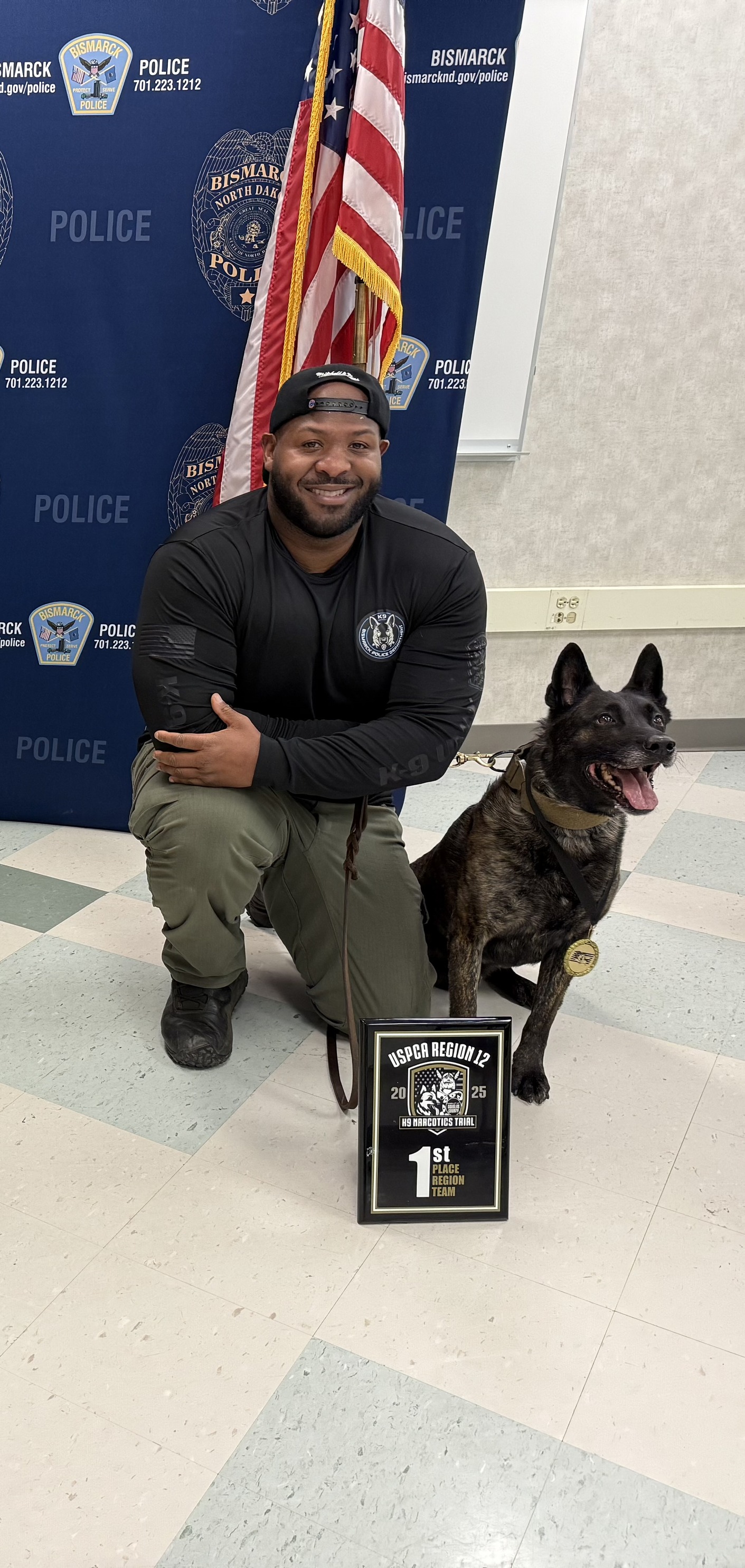 On March 9, 2025, the Bismarck Police K9 Unit participated in the 