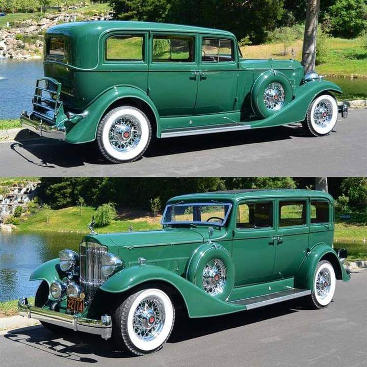 1933. Packard Super Eight 7-passenger Sedan 1004-654.