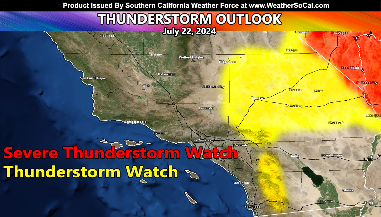 Thunderstorm Outlook... - Southern California Weather Force