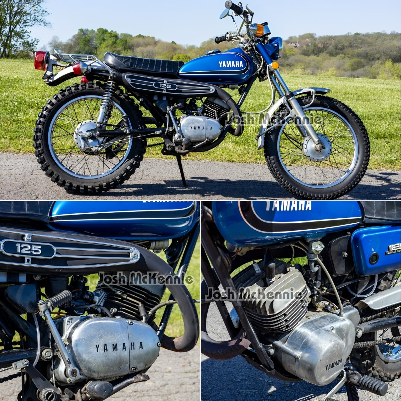 1973 Yamaha ATMX 125 vintage motocross bike