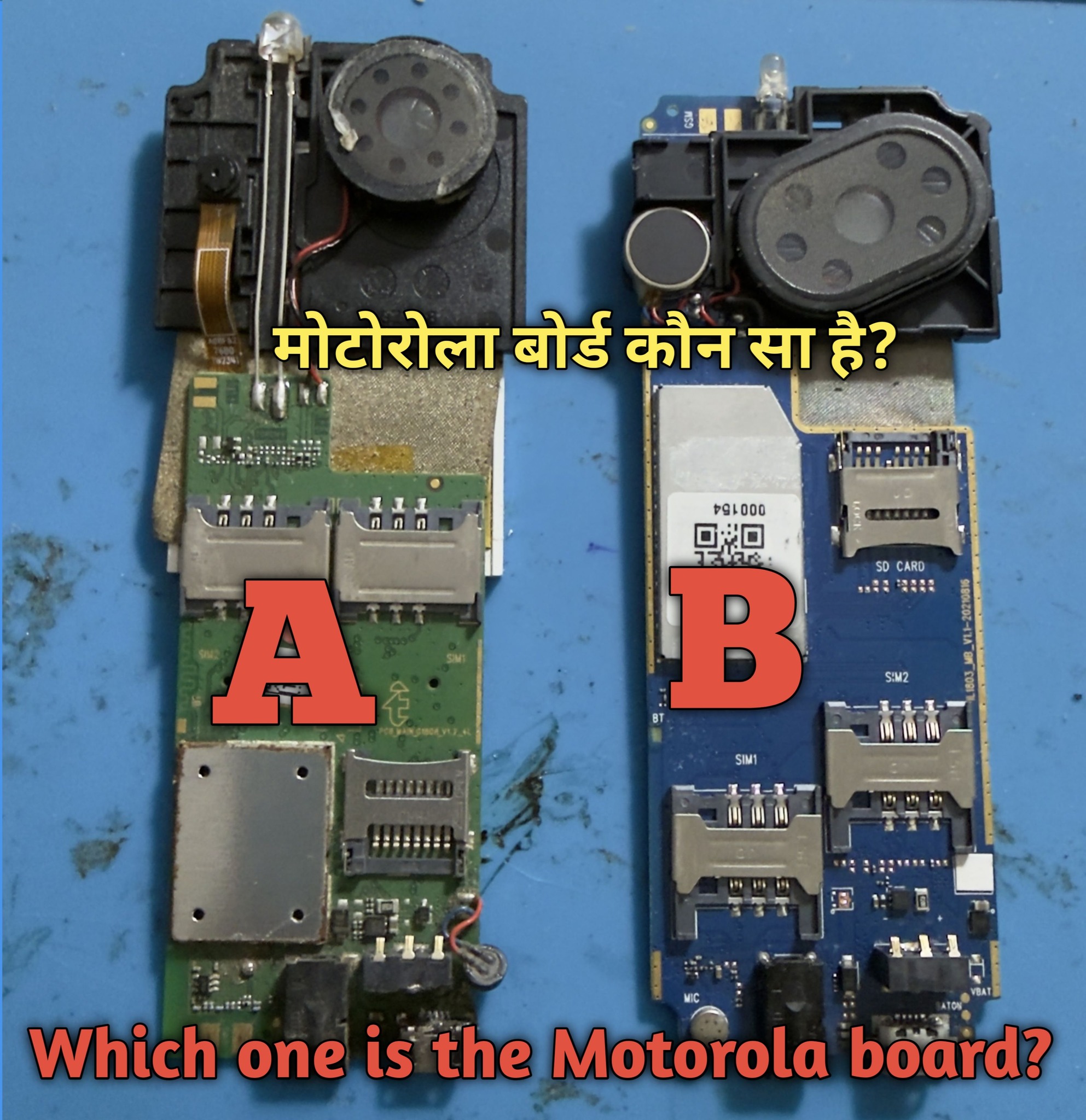 Mobira Talkman handset circuit boards