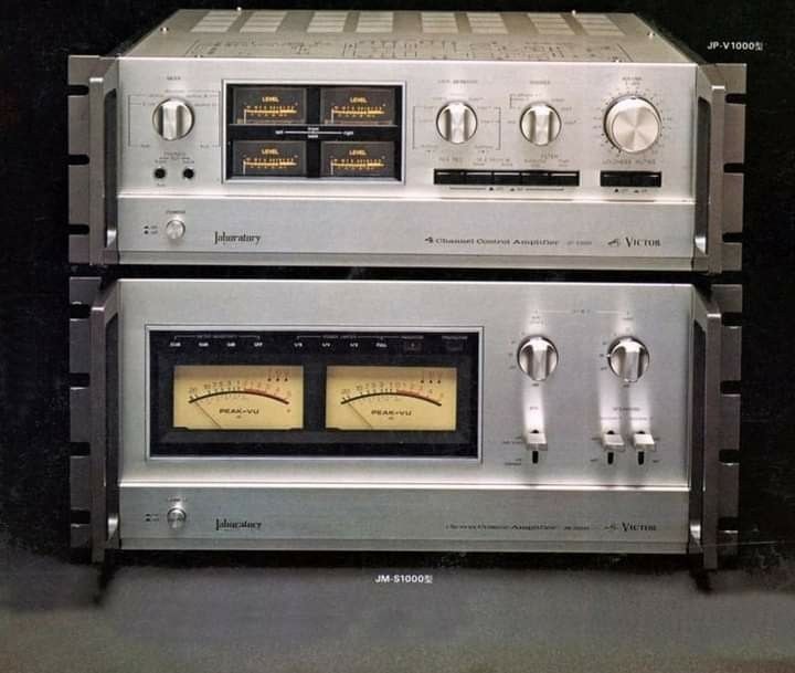 Vintage Victor (JVC) Amplifier & Pre-amp.