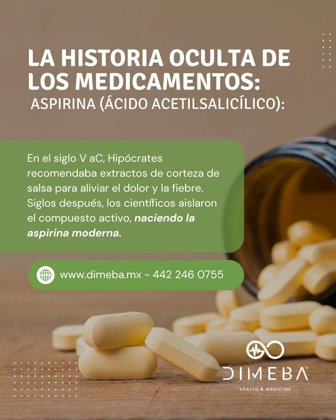 Grupo - ¿Sabías que muchos de los medicamentos que hoy usamos tienen ...