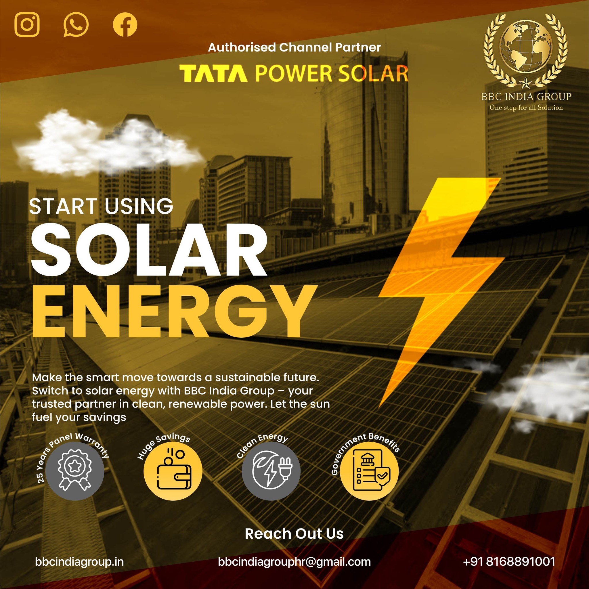 BBC INDIA GROUP - 🌞 Powering the Future with the Sun... | Facebook