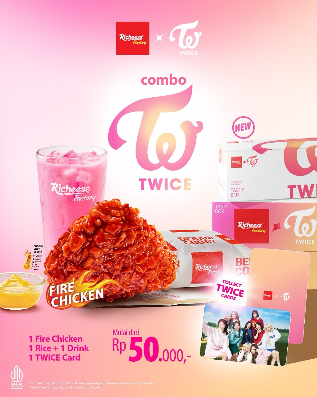 Richeese Factory x TWICE is here!... - Richeese Factory ID | Facebook