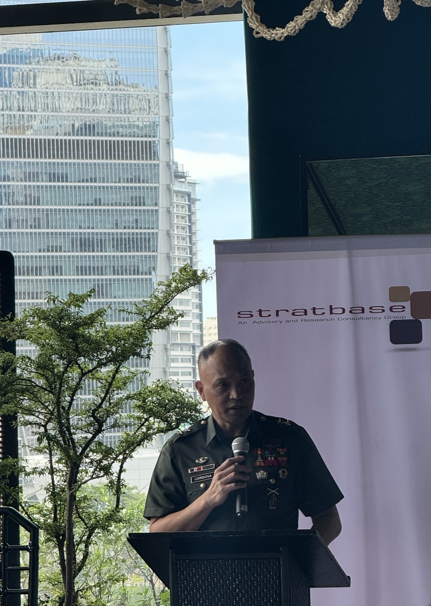 Stratbase - MGen. Rommel Cordova (Deputy Chief of Staff for Plans, J5 ...