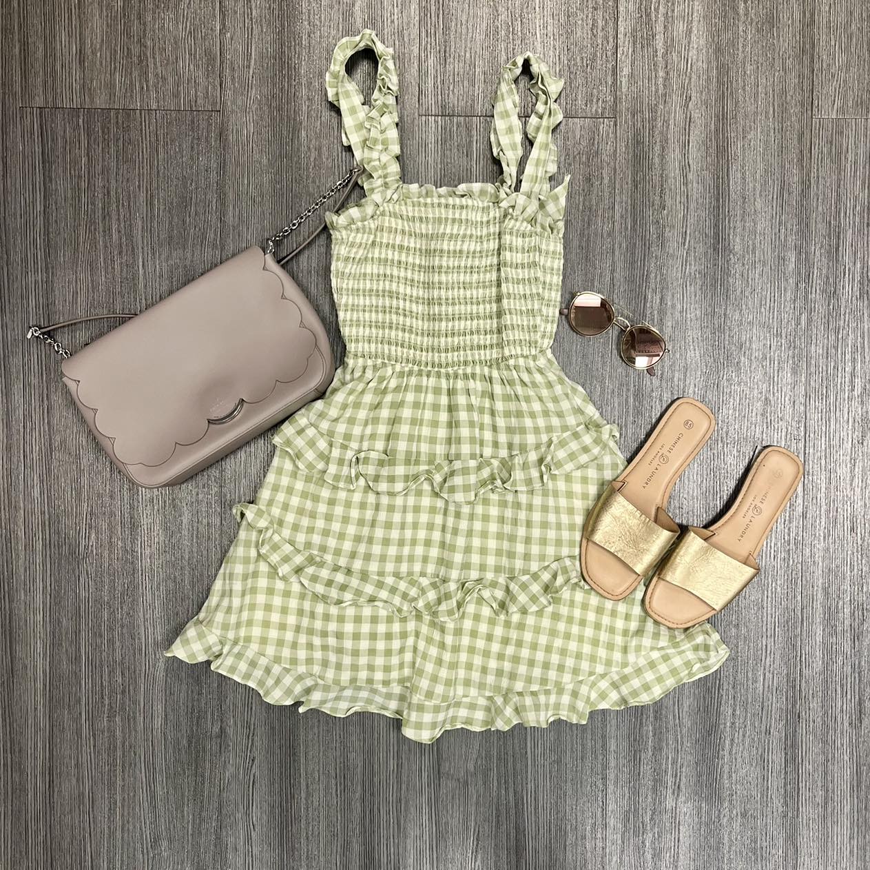 wild fable green plaid dress As floor-length dresses