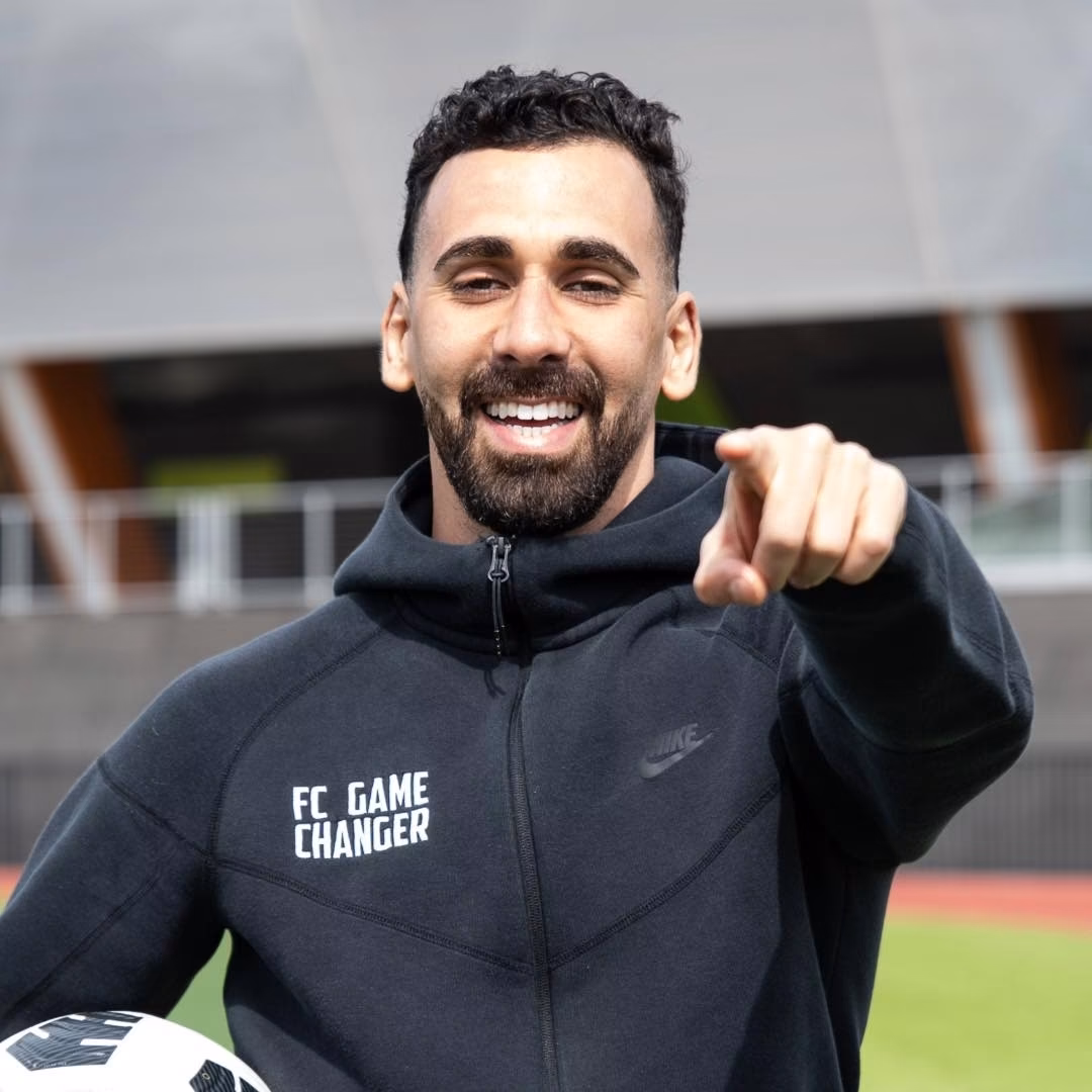 Footballers, try this before kickoff ⚽️ This looks easy. Now try ...